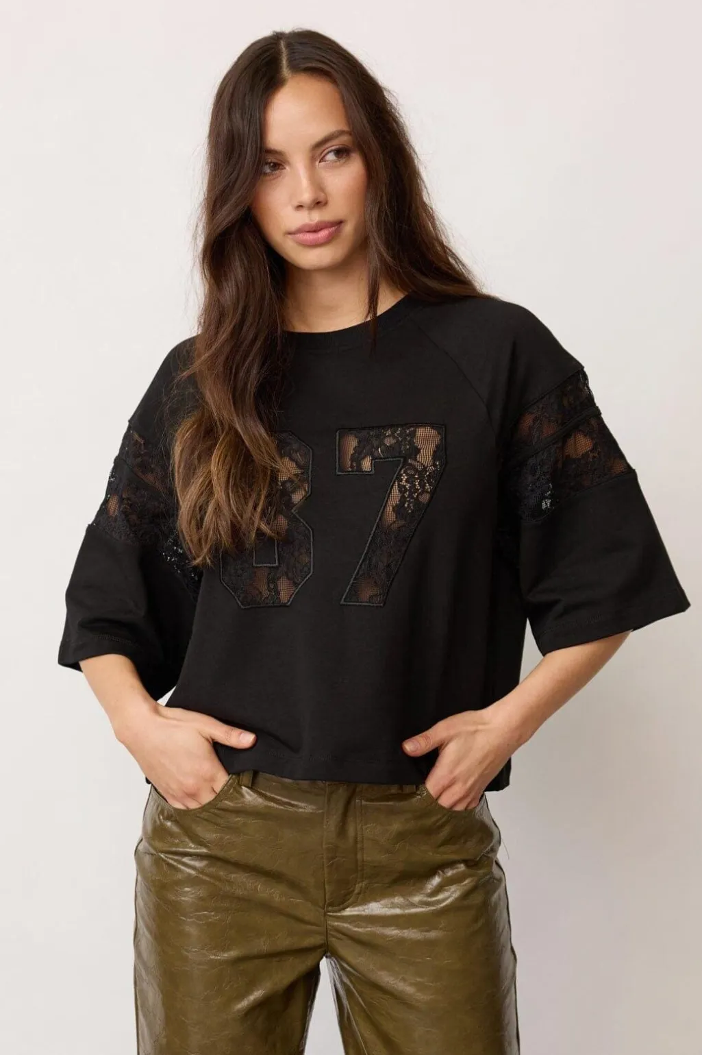 Elycc 87 Lace Tee Sweat 500029