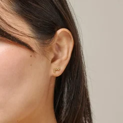 Enamel Copenhagen Enstuds, Nara Long E469G | Örhängen