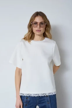 Co´Couture Evicc ace Tee 43031 | T-Shirts & Toppar