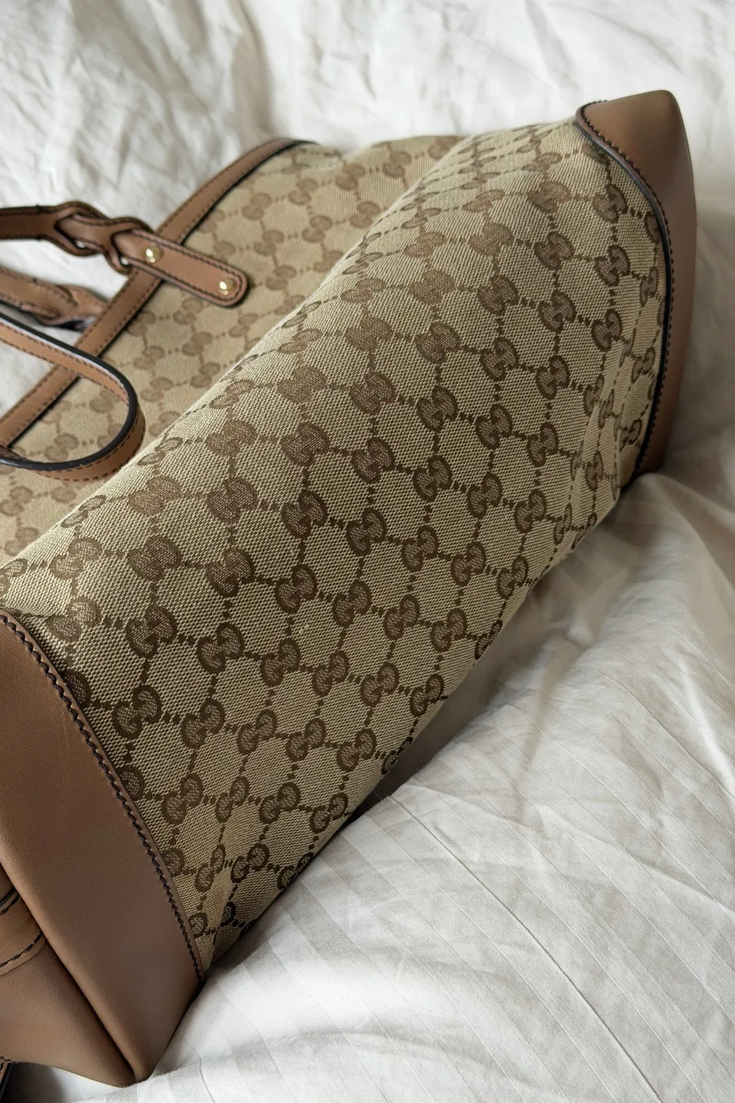 Preloved Vintageline x Molly&My Gucci Shopper Med Tilhørende Pung | Väskor & Plånböcker