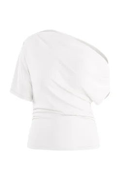 Hypedrop Hdea Draped Off-houder Top 32000705 | T-Shirts & Toppar