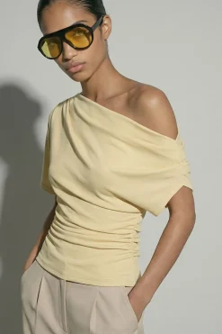 Hdkamma Draped Off-Shoulder Top 32000845