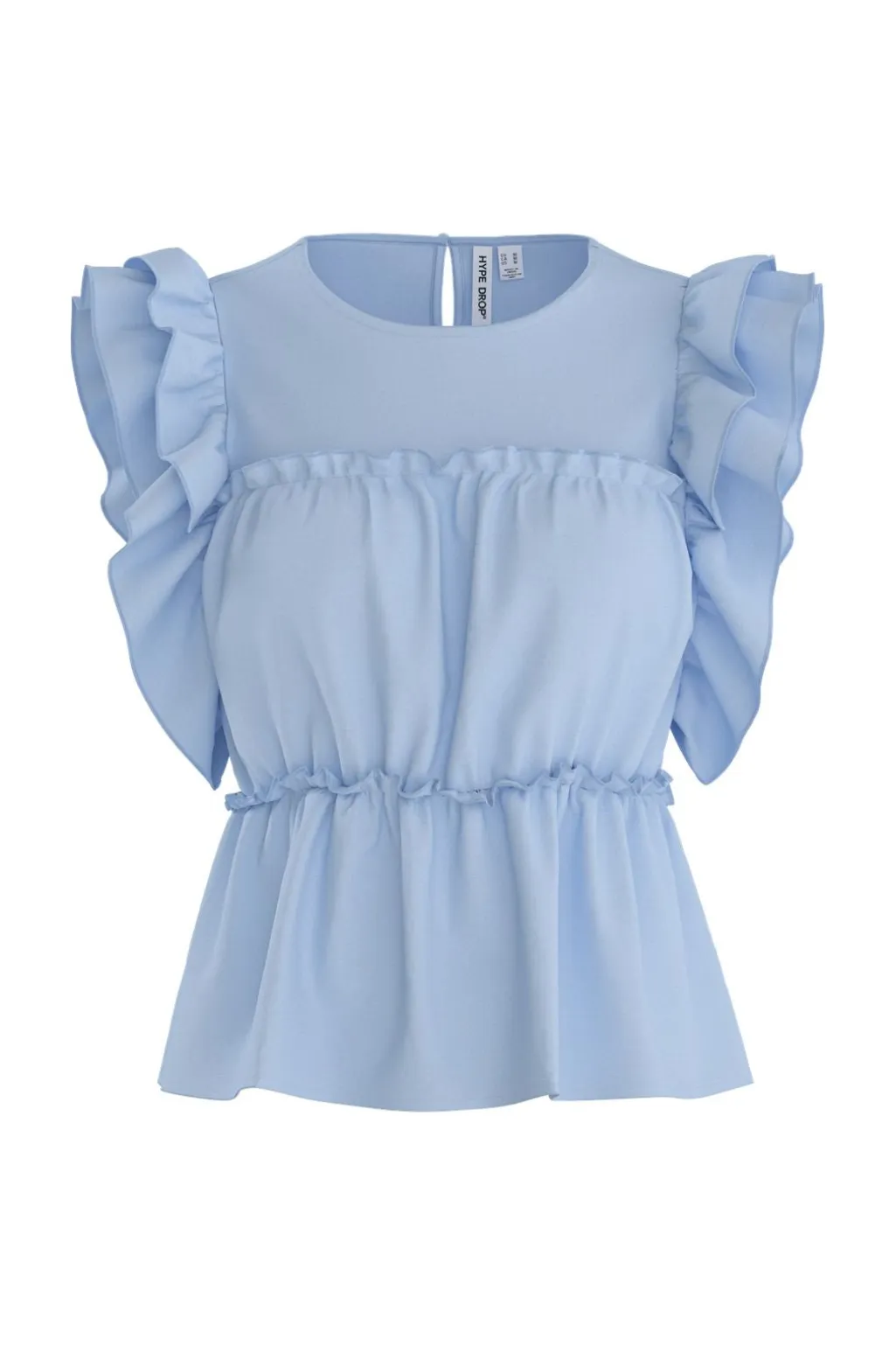 Hdsuna Ruffle Peplum Top 32000996