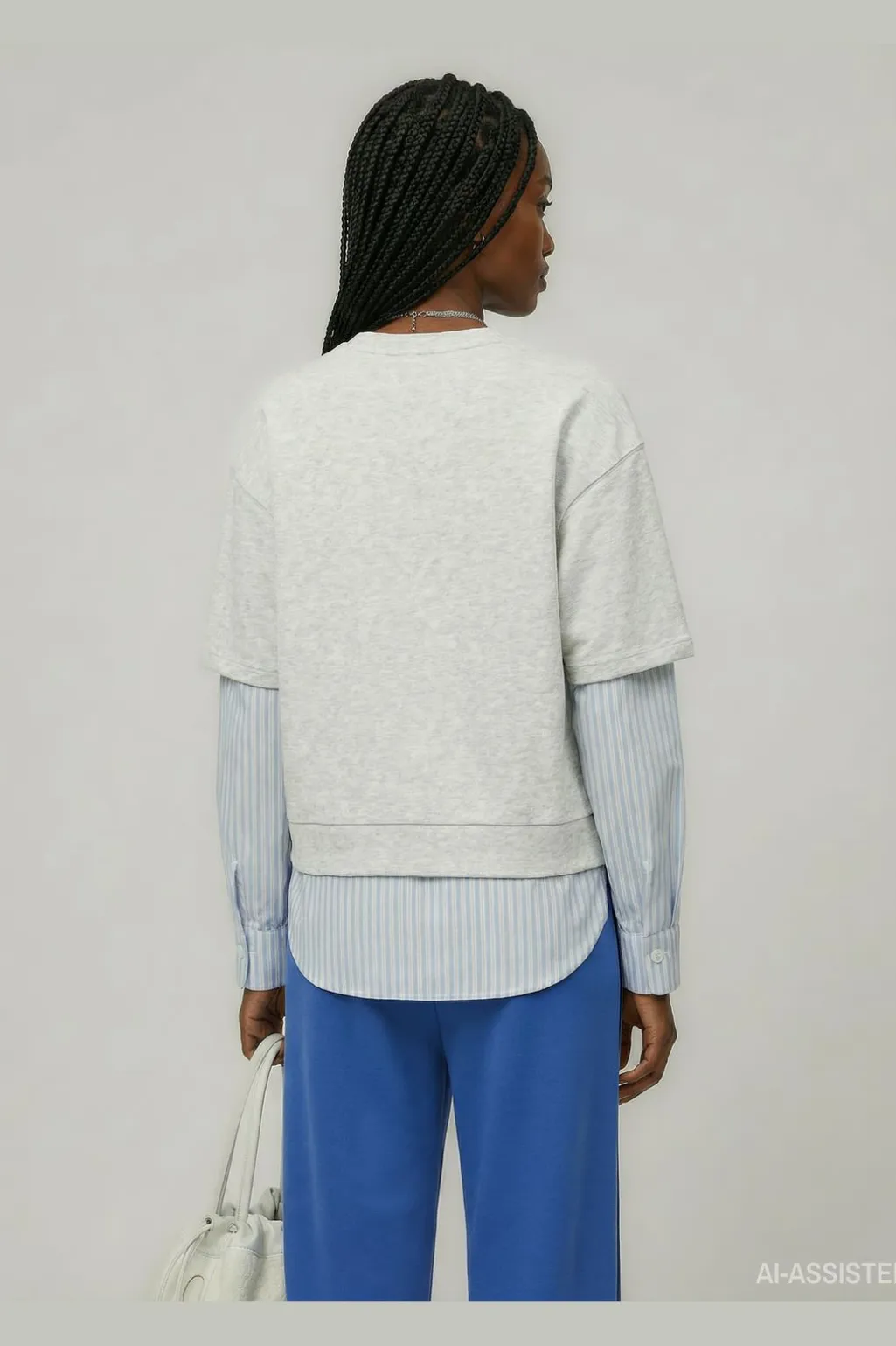 Hdyulia Shirt Mix Sweat 32000591