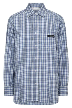 Haute L'Amitié Habutton Down ini Check hirt H10719 | Blusar & Skjortor