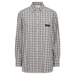 Haute L'Amitié Habutton Down ini Check hirt H10719 | Blusar & Skjortor