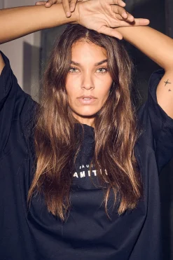 Haute L'Amitié Hacrew Rub Print Tee H10385 | T-Shirts & Toppar
