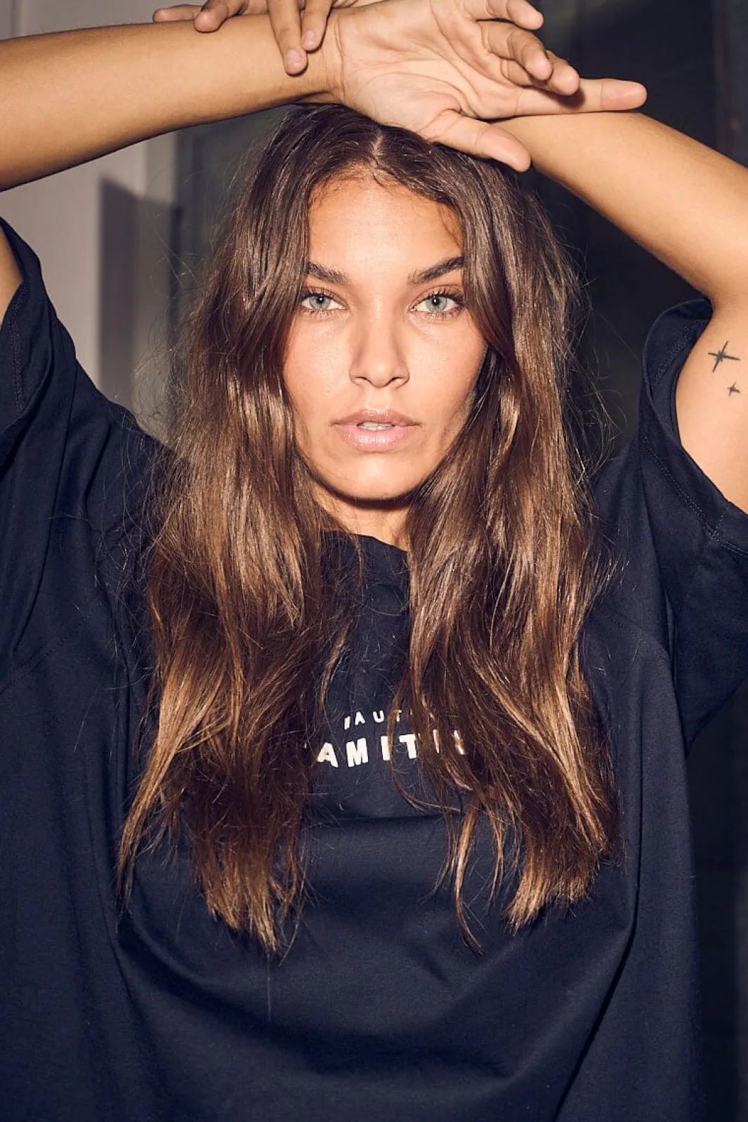 Haute L'Amitié Hacrew Rub Print Tee H10385 | T-Shirts & Toppar
