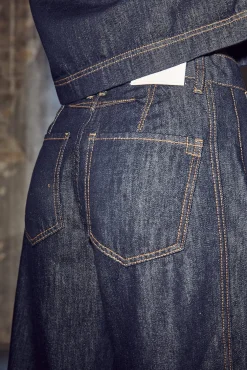 Hladrew Barrel Panel Jeans Unwashed HL10569