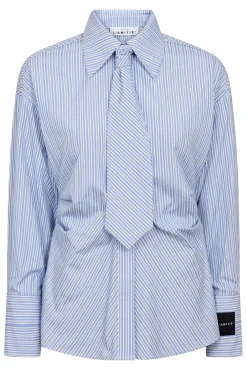 Haute L'Amitié Haea Tie tripe hirt H10667 | Blusar & Skjortor