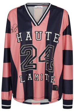 Haute L'Amitié Hah24 tripe Footba Boue H10484 | Blusar & Skjortor