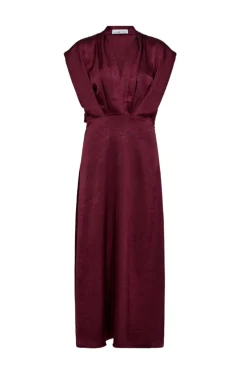 Hlal'Egance Satin Drape Dress HL10042