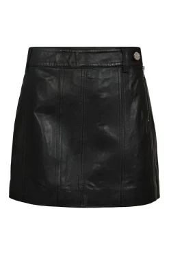 Hlaloreen Leather Skirt HL10443