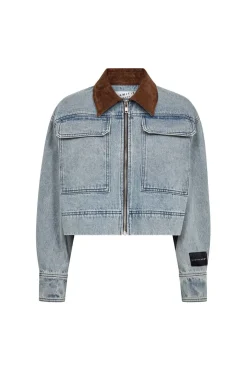 Hlameliza Crop Denim Jacket HL10492