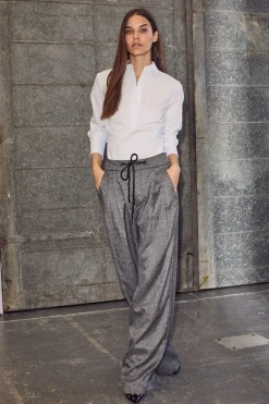 Haute L'Amitié Haichee Check Taior Tie Pant H10305 | Jeans, Leggings & Byxor