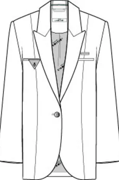 Haute L'Amitié Hapreiere inge Bazer H10002 | Blazers