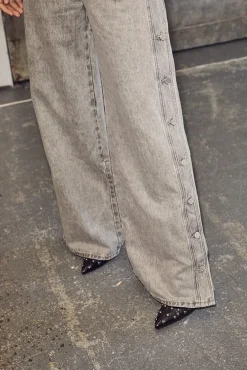 Haute L'Amitié Haide Pane Button Jean H10328 | Jeans, Leggings & Byxor