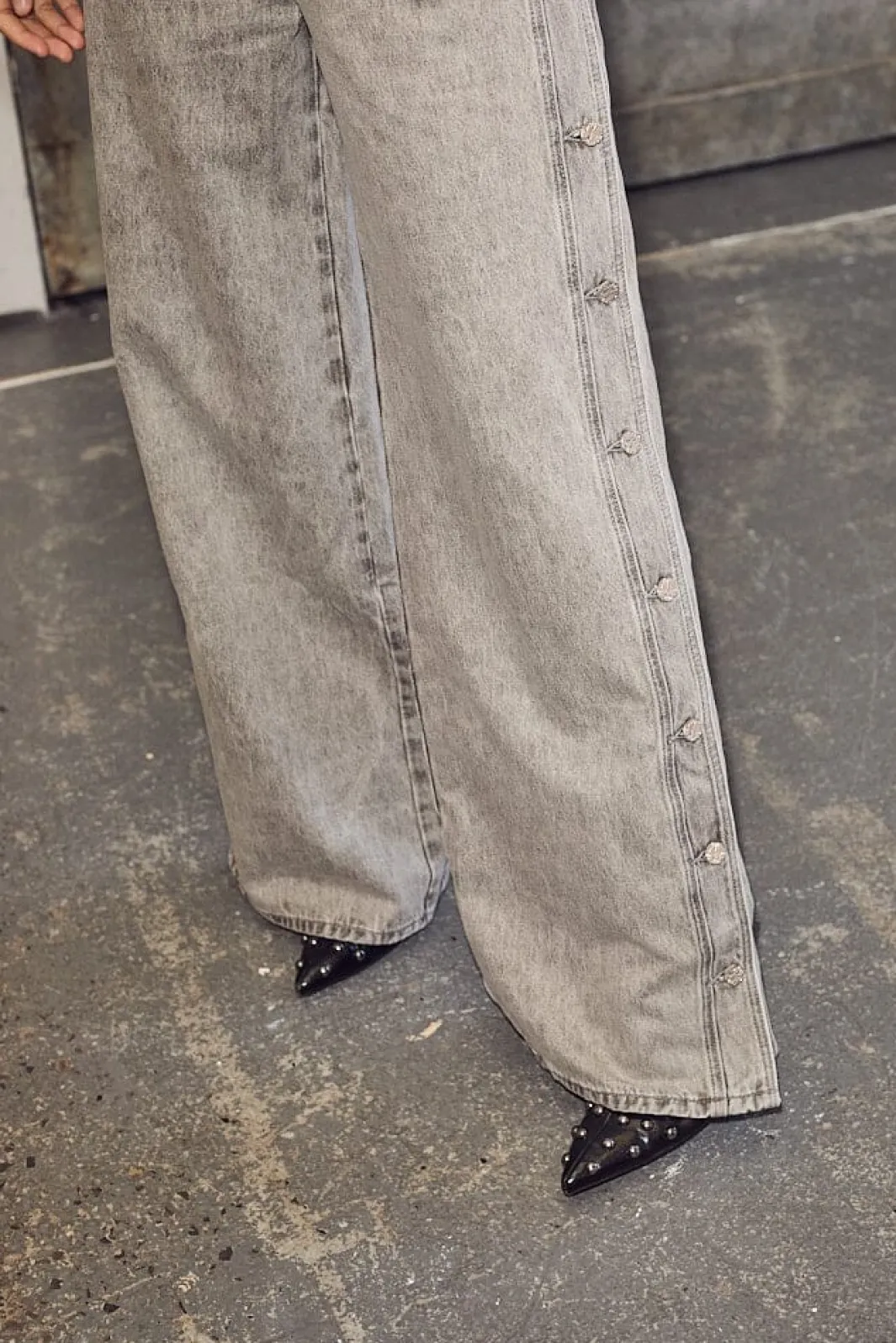 Haute L'Amitié Haide Pane Button Jean H10328 | Jeans, Leggings & Byxor