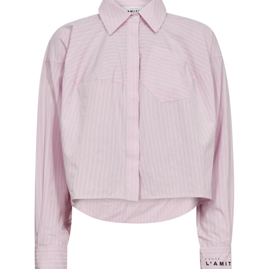 Haute L'Amitié Haophie Roe tripe hirt H10554 | Blusar & Skjortor