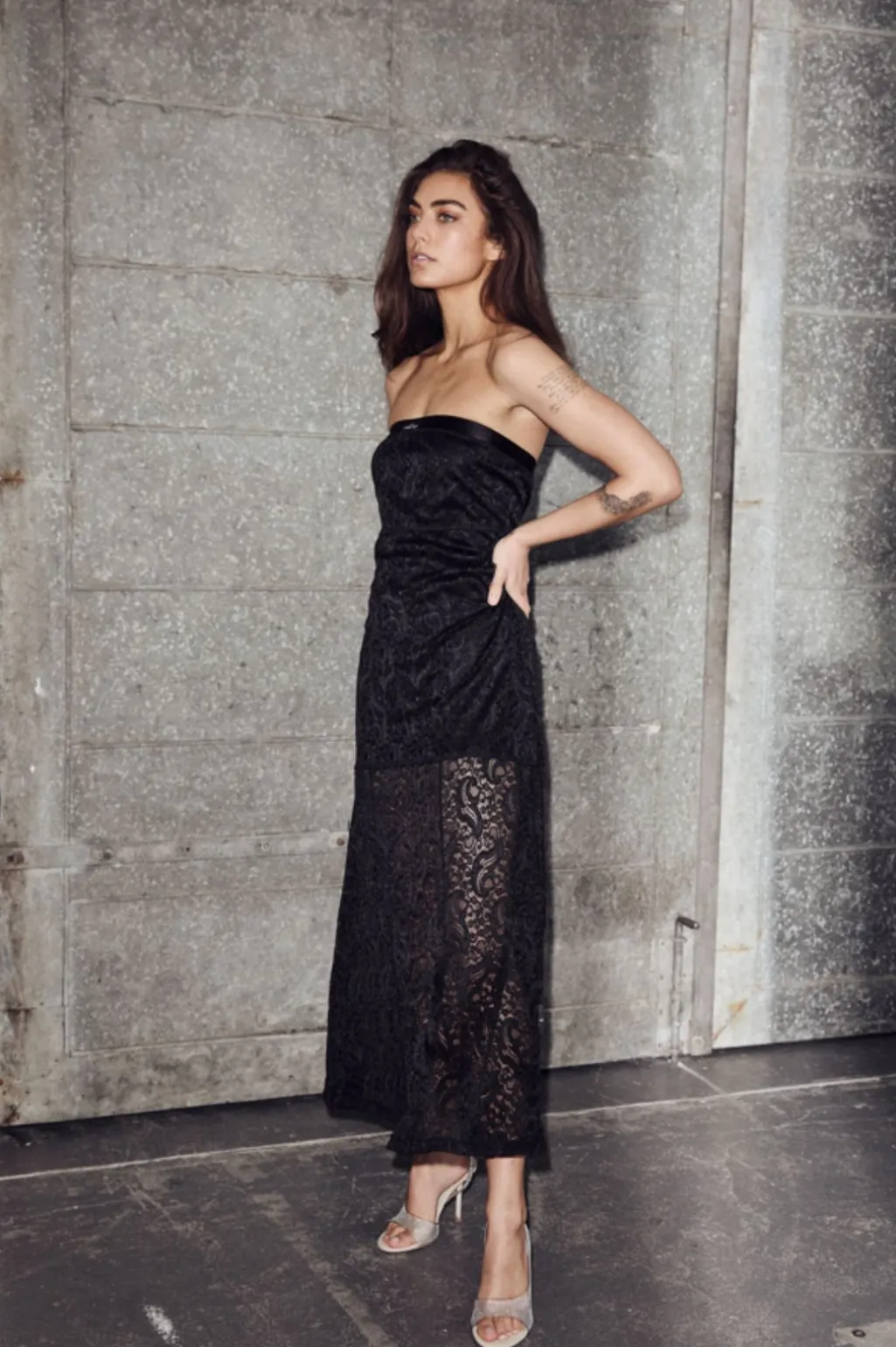 Hlasummer Lace Tube Dress HL10611