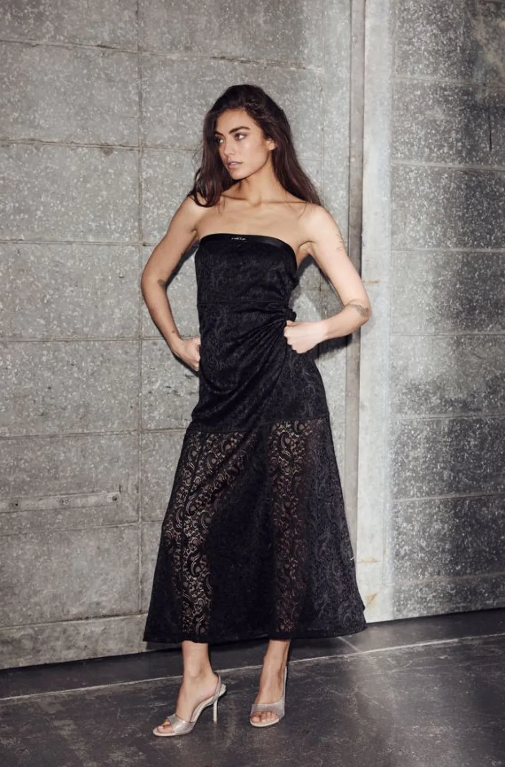 Hlasummer Lace Tube Dress HL10611