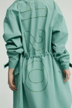H2rømø Logo Lw Rain Long Jacket 100982