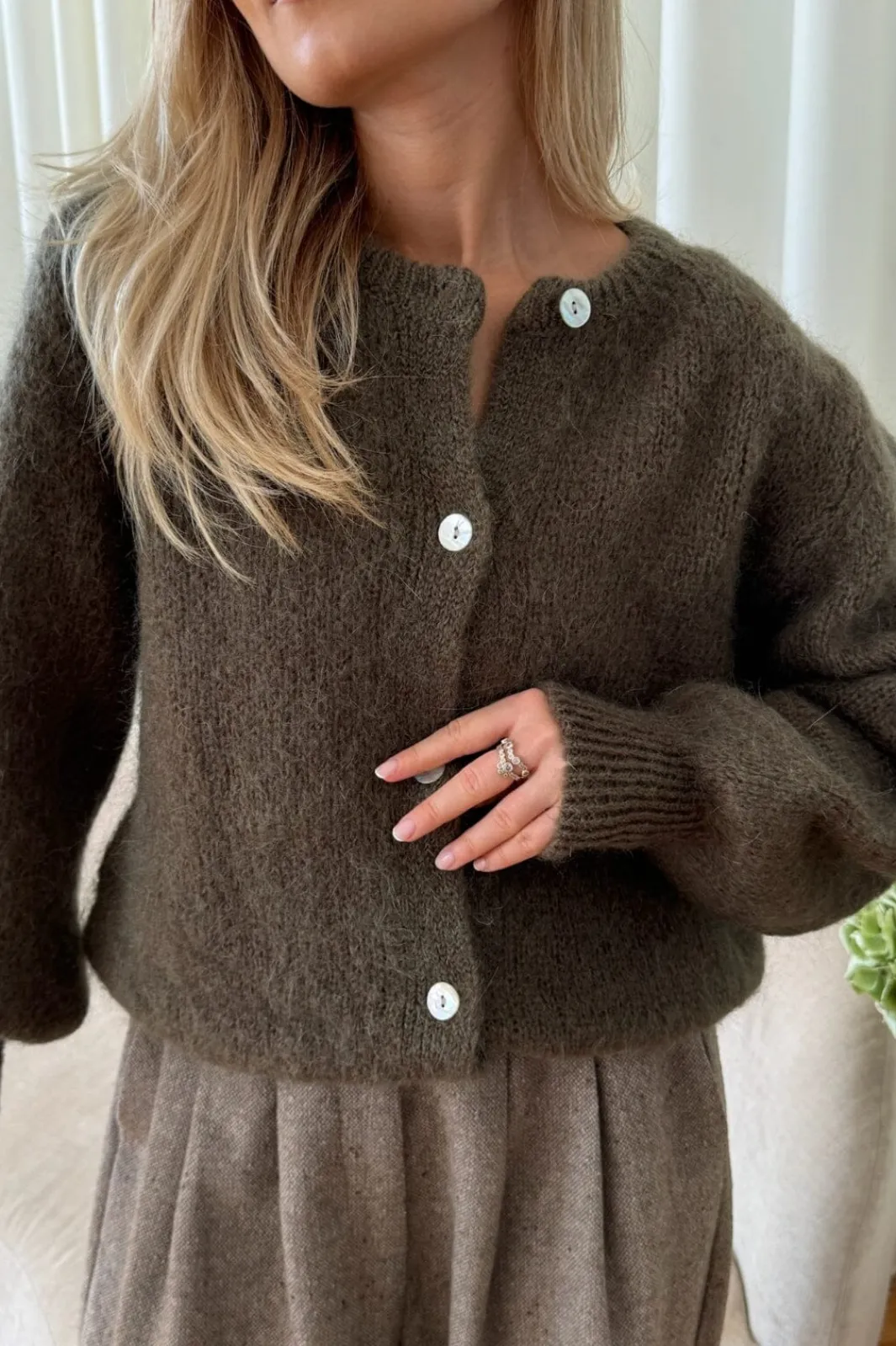 BYIC Idaic Cardigan | Amningsvänliga Kläder|Sticka