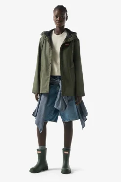Hunter Izzy Pu Hooded Jacket Haru0012251k | Ytterkläder & Jackor