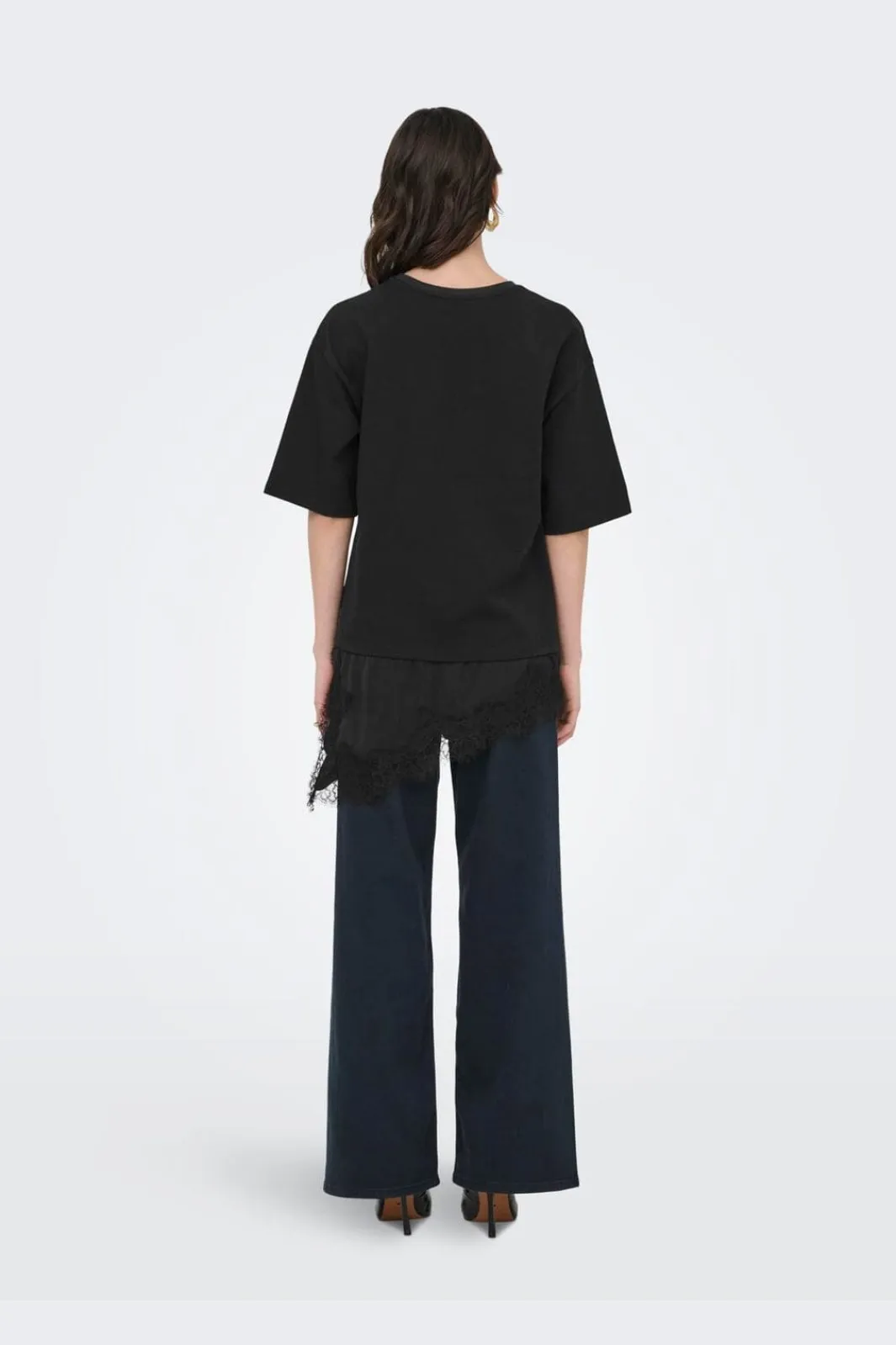 JDY aa 2/4 ace Detai T-hirt | T-Shirts & Toppar