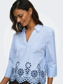 Jdybille L/S Embroidery Top