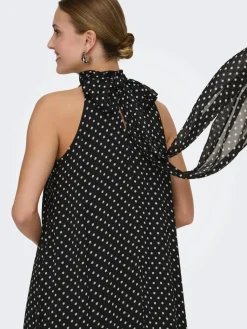 Jdypolka S/L Halterneck Midi Dress