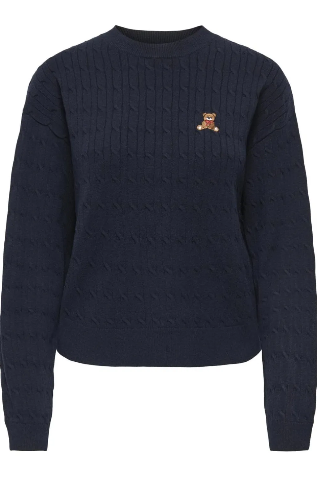 Jdyprime Life L/S On Cable Emb Pull Knt