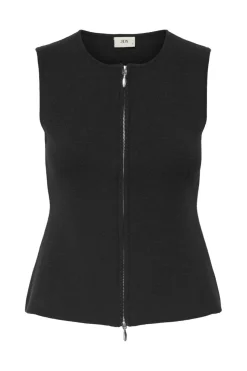 JDY riey / O-Neck Two Way Zip Vet Knt | Västar