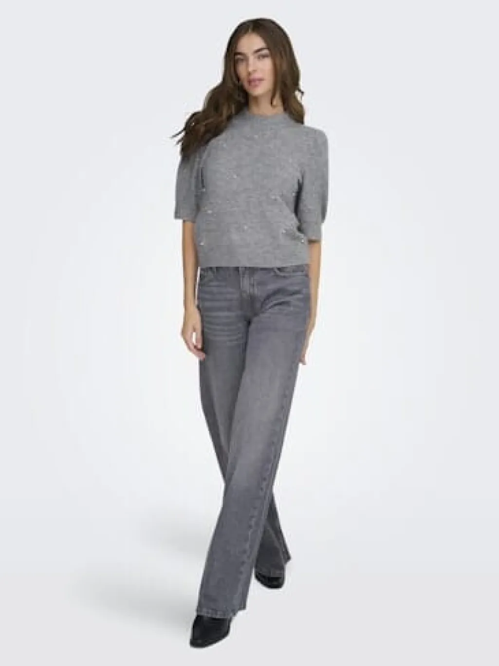 Jdyrue Life 2/4 Pearl Pullover Knt