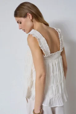 Jerrycc Smock Strap Top 45163