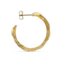 Jane Kønig Jkbig Leaf Hoop | Örhängen