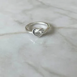 Jkbig Tied Heart Ring BTHR-AW25-S