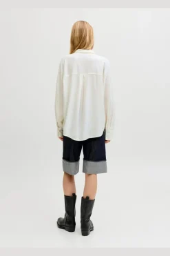 Jxalmira Linen Blend Ls Shirt Ln