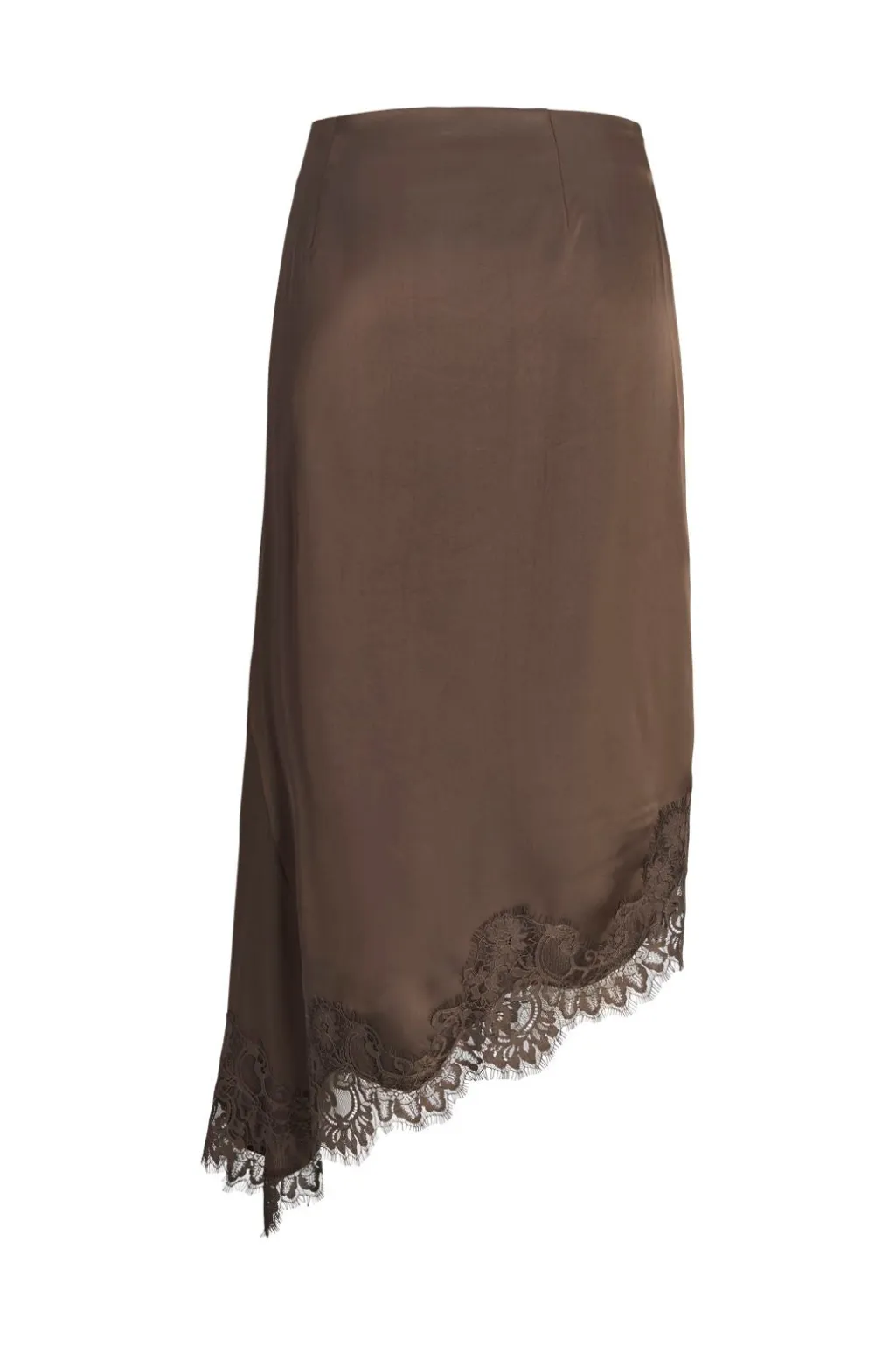 Jxvima Satin Asymmetric Skirt Ln