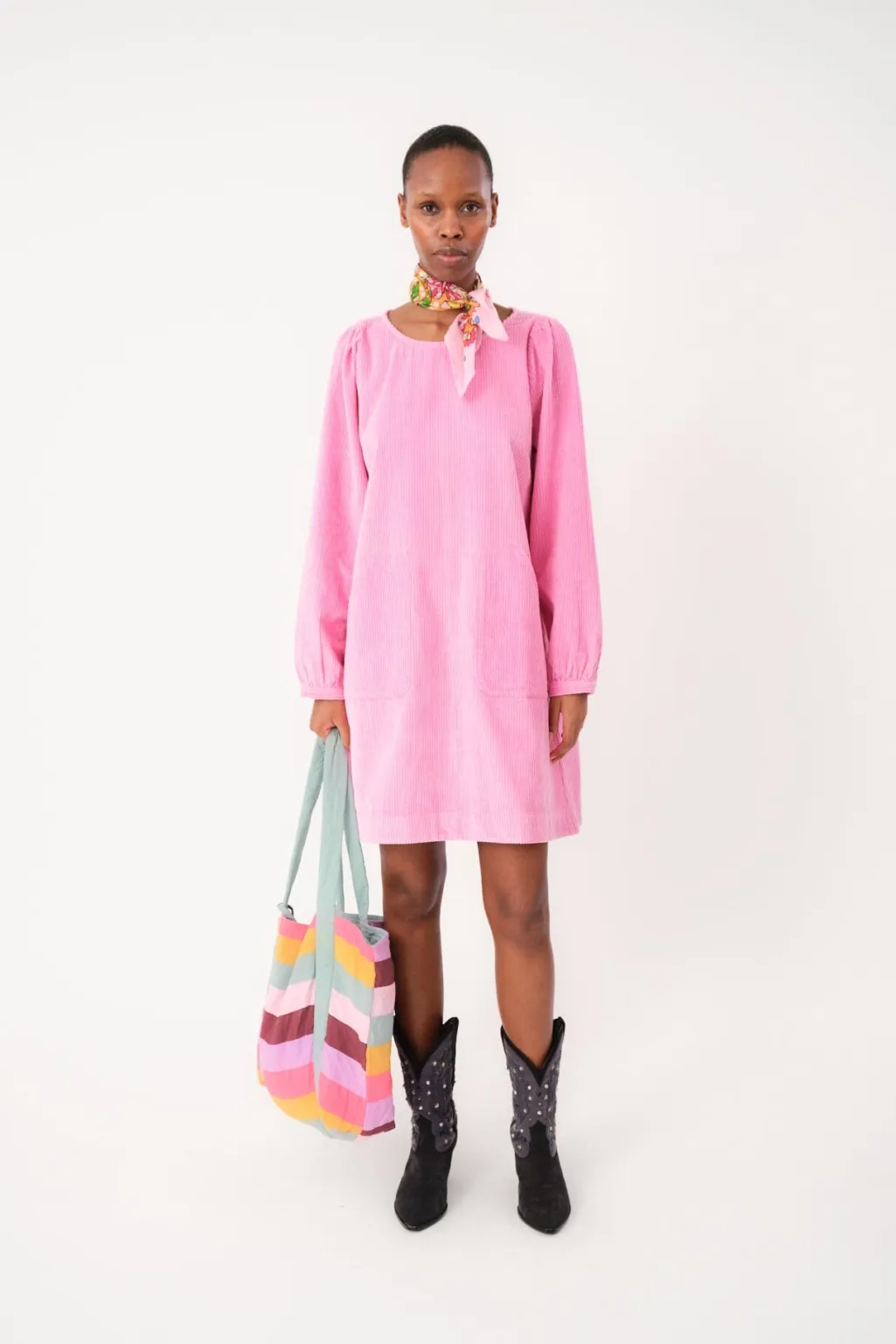 Llcarlall Short Dress 3/425445-3018
