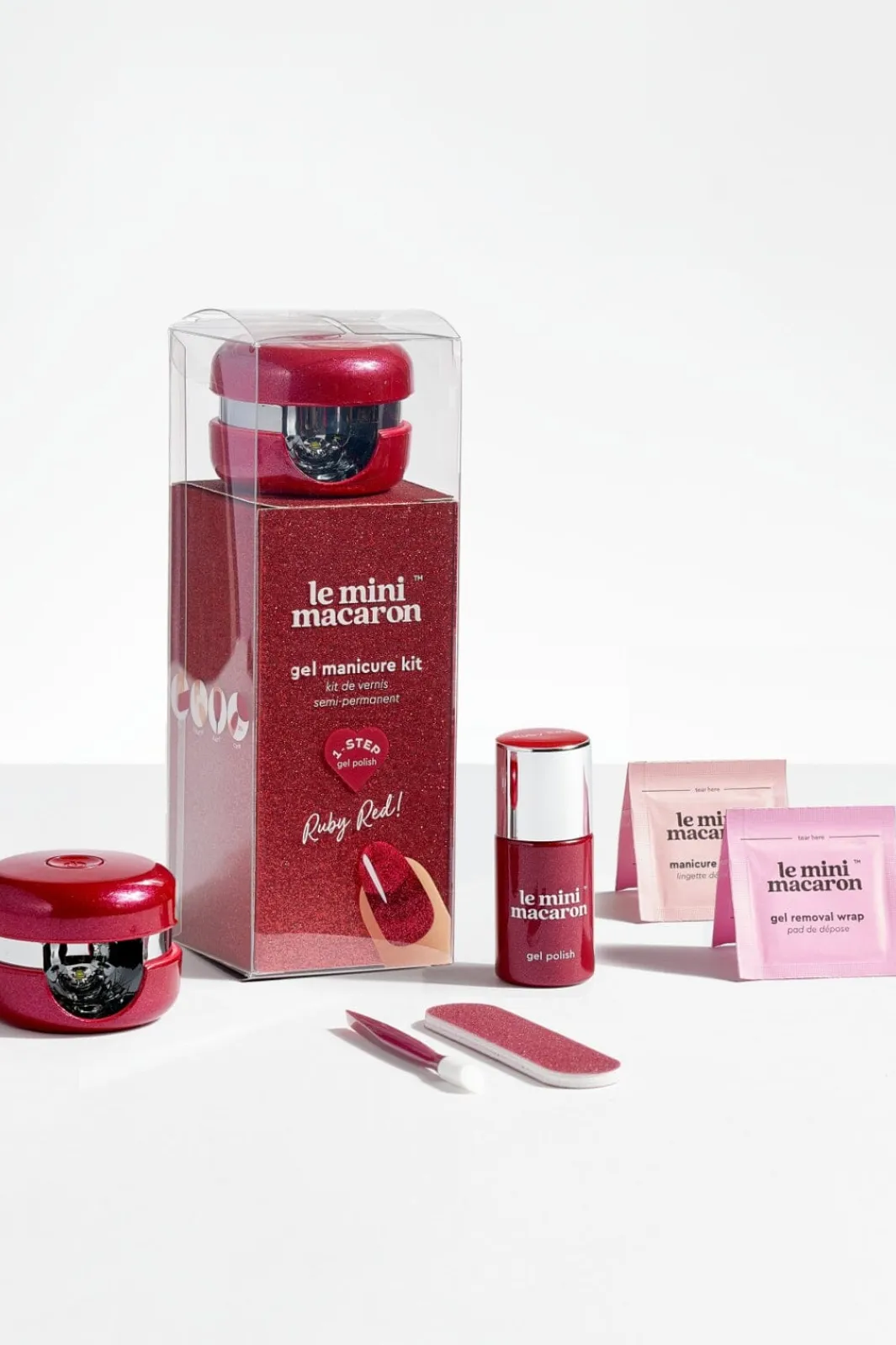 Le Mini Macaron Lmgel Manicure Kit Ruby Red | Nagellack