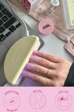 Le Mini Macaron Lmsoft Nail Tips Starter Kit (Med Ny Led-Lampe) LIM010 | Nageltillbehör