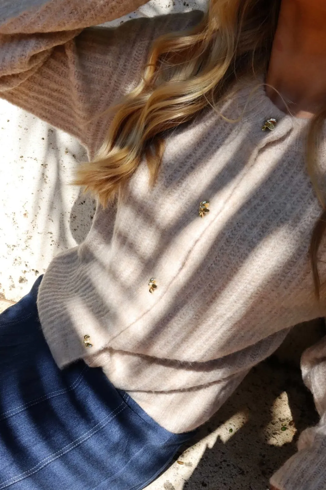 Liberte tfro O-Neck Cardigan 22260 | Amningsvänliga Kläder|Cardigans