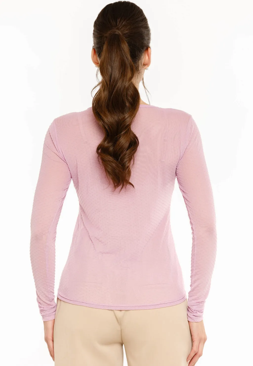 Ltmesh Ls Tshirt, Dot 22069