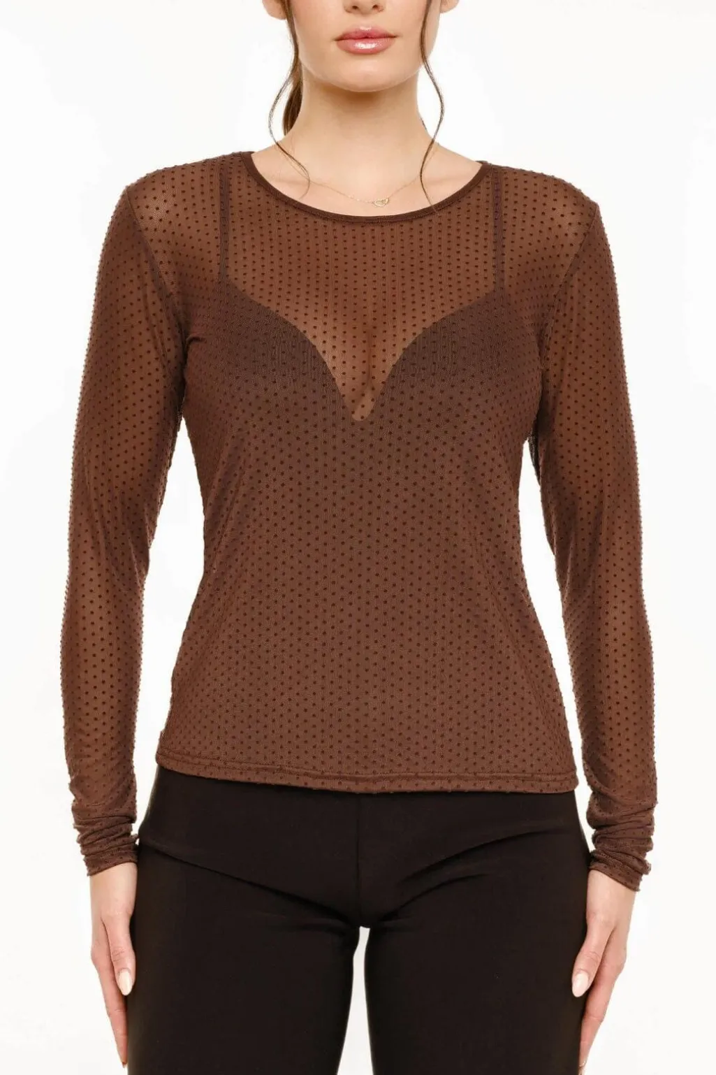 Ltmesh Ls Tshirt, Dot 22069