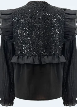 Ltnor Ls Frill Blouse 22267