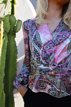 Lttiki Ls Twist Blouse 22120