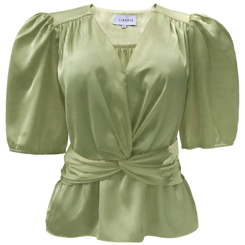 Lttiki Ss Twist Blouse 22205