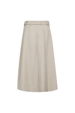 Lunacc Belt Midi Pleat Skirt 44003