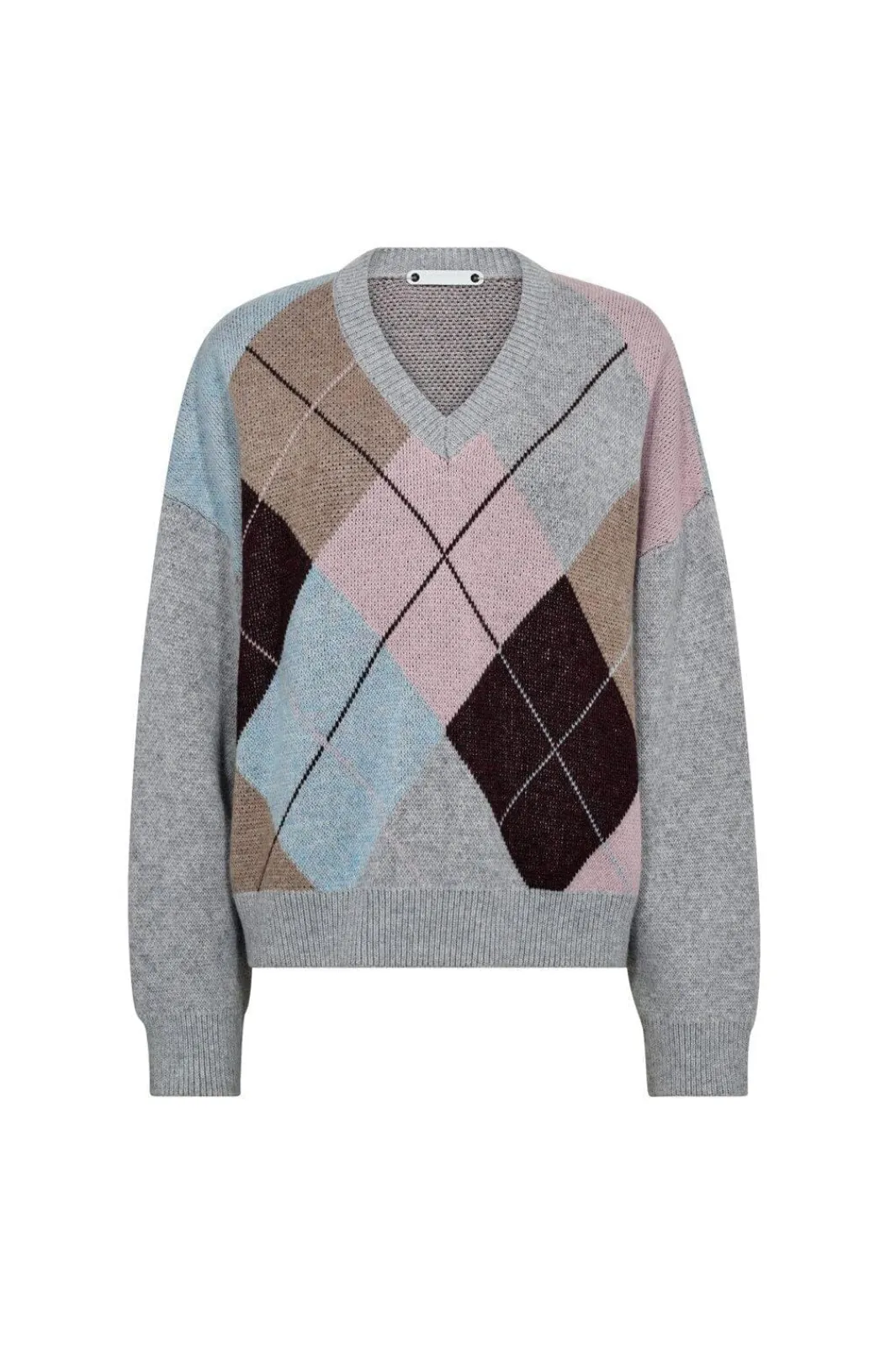 Co´Couture ajacc Check V-Knit 32218 | Sticka